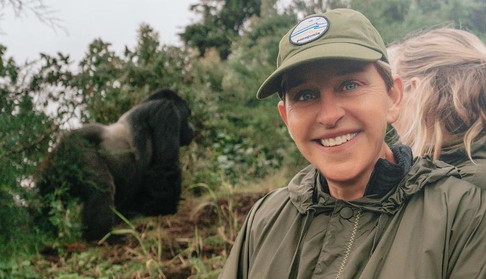 Ellen DeGeneres construirá un campus para la protección del gorila de montaña en Ruanda. (Foto: Instagram)