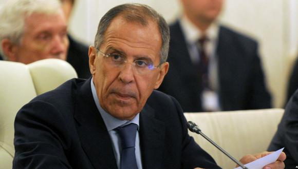 Serguéi Lavrov, ministro de Asuntos Exteriores de Rusia. (Foto: AFP)