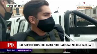 Capturan a sospechoso del asesinato a taxista en Cieneguilla