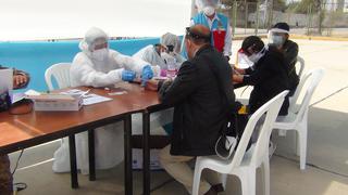 Lambayeque: realizan pruebas rápidas a trabajadores del municipio de Pueblo Nuevo