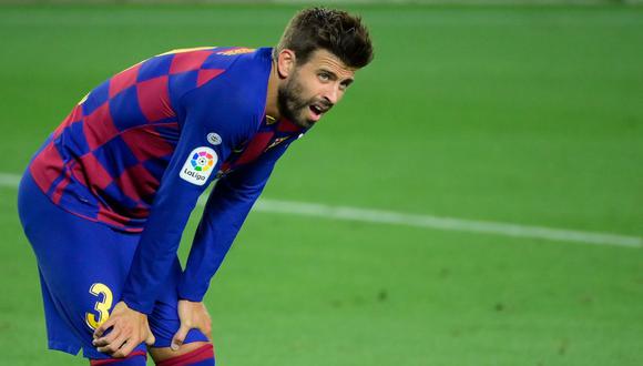 Tras la partida de Lionel Messi, Gerard Piqué es el capitán del FC Barcelona. (Foto: AFP)
