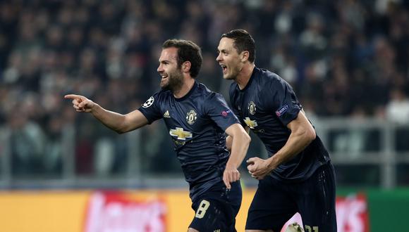 Manchester United volteó el partido y ganó 2-1 a Juventus en Turín por la Champions. (AFP)