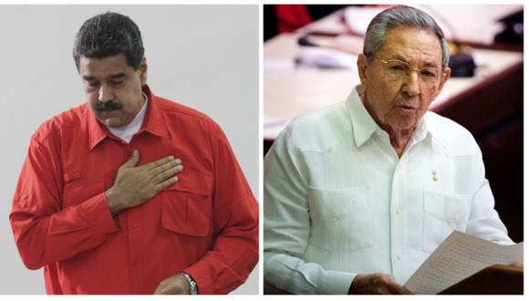 Polémica en Chile por invitación a Nicolás Maduro y Raúl Castro a Chile (AP/AFP).