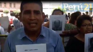 Caso Pativilca: Deudos de víctimas piden justicia en frontis de Sala Penal de Apelaciones [VIDEO]