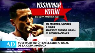 Copa América: Yoshimar Yotún figura en el once ideal del certamen continental