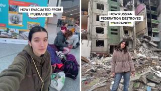 Adolescente ucraniana cuenta la guerra con Rusia desde su cuenta de TikTok [VIDEO]