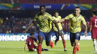 Colombia logró victoria agónica ante Qatar y clasificó a cuartos de final de la Copa América [FOTOS]