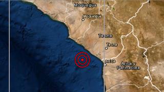 Tacna: sismo de magnitud 4 se reportó en Jorge Basadre, señala IGP