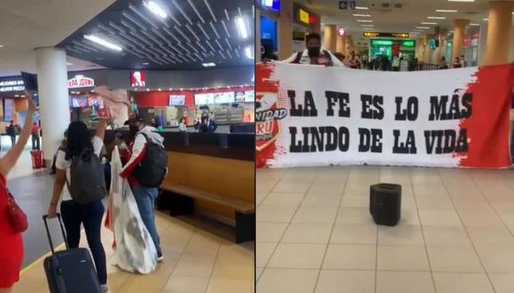 En redes sociales circula un video en el que se ve que los hinchas de la selección peruana reciben los aplausos y el aliento de las personas que se encuentran en el Aeropuerto Internacional Jorge Chávez. (Jorge Arana/Tiktok)