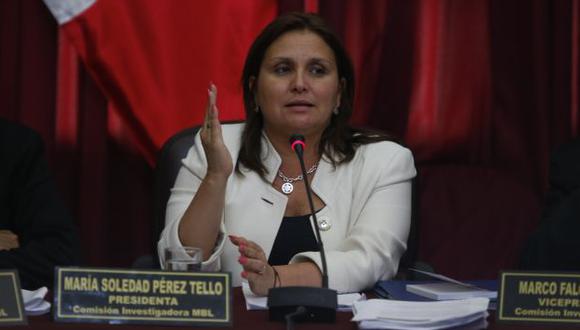 Marisol Pérez Tello respondió a las críticas de Gana Perú. (Perú21)