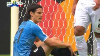Perú vs. Uruguay: Edinson Cavani falló un gol debajo del arco en la Copa América 2019 [VIDEO]