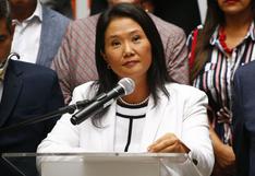 Keiko Fujimori desconoce coordinación con la "señora K" de audios difundidos