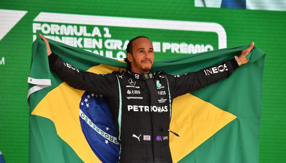 Lewis Hamilton se quedó con el Gran Premio de Brasil 2021 | Foto: @F1
