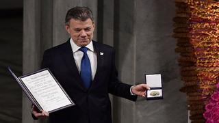 Juan Manuel Santos recibe Nobel de la Paz con dedicatoria a Colombia y víctimas de guerra