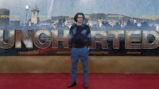 Tom Holland de visita en Barcelona para promocionar “Uncharted”, película que protagoniza