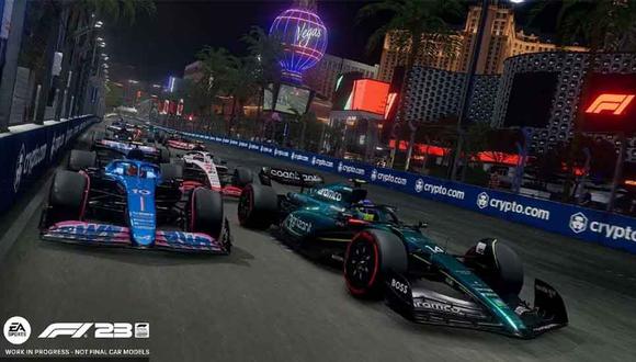 El título de Electronic Arts muestra por primera vez una secuencia de juego del nuevo circuito de Las Vegas.