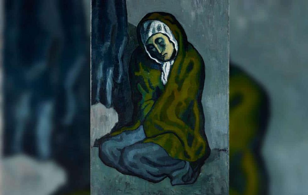 Uno de los cuadros de Pablo Picasso conocido como 'La Misereuse Accroupie' ('La pobreza agazapada') escondería una pintura de un paisaje, según un estudio presentado por la Universidad de Northwestern y el Instituto de Arte de Chicago. (Galeria de Arte de Ontario)