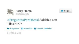 #PreguntasparaMessi: Tuiteros bromean sobre ídolo argentino