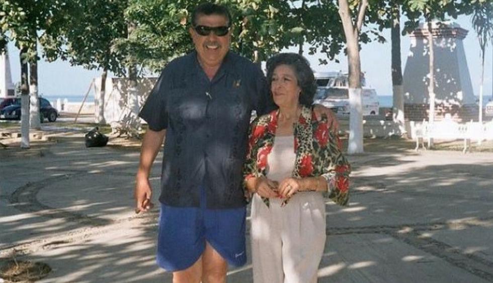 Rubén Aguirre y su esposa | Foto: Twitter @ForumChaves