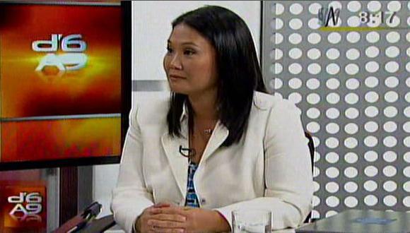 Keiko Fujimori también minimizó la autoridad de Ana Jara. (Canal N)
