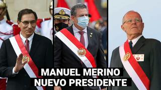Manuel Merino de Lama, tercer presidente del Perú en cuatro años