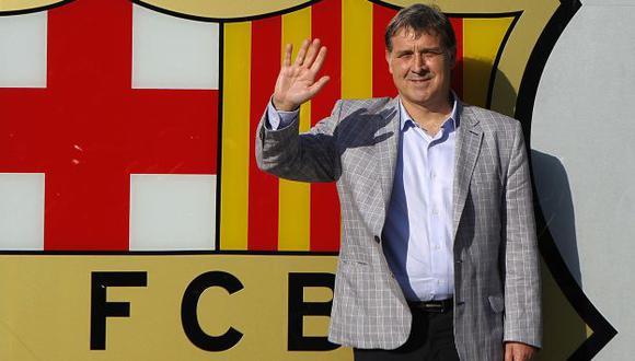 Martino llegó a Barcelona. (AFP)