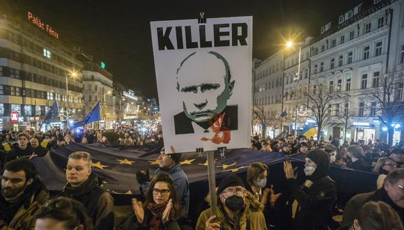 Volodimir Zelenski comparó a Rusia con la “Alemania nazi”. (Foto:  Michal Cizek / AFP)