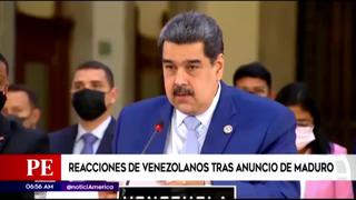 Venezolanos reaccionan a plan de repatriación de Nicolás Maduro