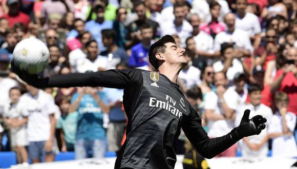 Thibaut Courtois se une al Real Madrid por seis temporadas (Foto: AFP).