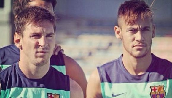 Neymar se mostró muy emocionado por encuentro con Messi. (Instagram)