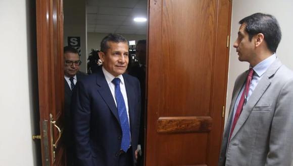 El ex presidente Ollanta Humala respondió por primera vez ante la Comisión Madre Mía en febrero, cuando estaba recluido en el penal de Barbadillo. (Foto: Congreso de la República)