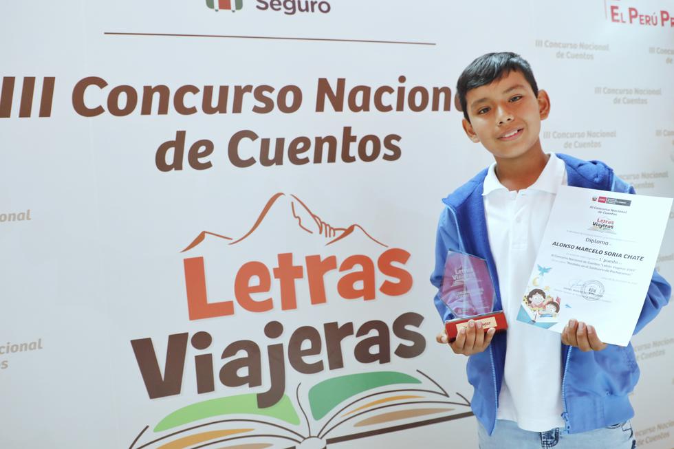 Alonso Soria Chate, un escolar de 11 años de Villa El Salvador, fue reconocido como el mejor niño cuentista del Perú. (Foto: Mincetur)