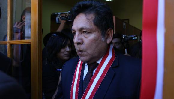 Modesto Julca denunció a fiscal Carlos Ramos Heredia por caso Áncash. (Heiner Aparicio)