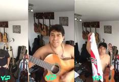 William Luna cumple su promesa y canta desnudo en vivo [VIDEO]