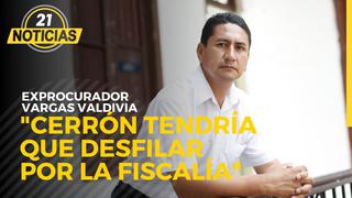 Vargas Valdivia: “Cerrón tendría que desfilar por la Fiscalía”