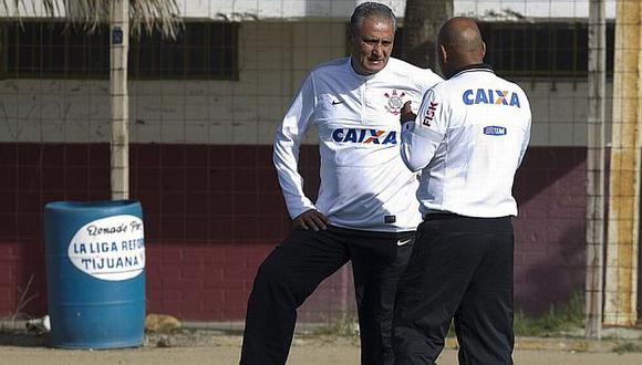 Tite afina el equipo para enfrentar el Tijuana en campo sintético. (Agencia Corinthians)