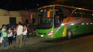 Semana Santa: Asaltan bus con turistas que viajaban a Ayacucho
