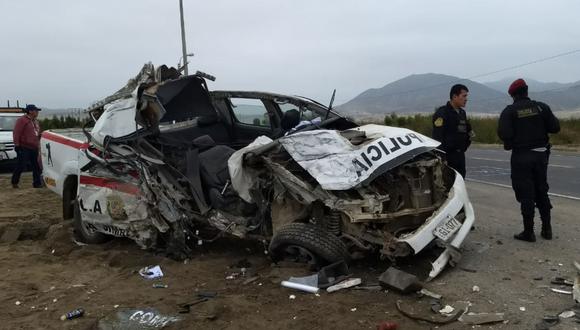 La División Policial de Chimbote se encuentra investigando las causas del accidente. (Andina)