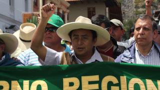 Nueva protesta en Cajamarca no tuvo mucho respaldo