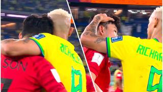 Richarlison consoló a Son, su compañero en Tottenham, tras el Brasil vs. Corea del Sur [VIDEO]