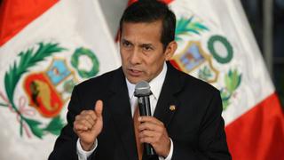 Ollanta Humala: ‘Economía seguirá siendo transparente y manteniendo el rigor’