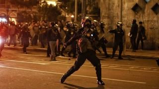 Se registran enfrentamientos y disturbios en marcha por la crisis del sistema judicial [EN VIVO]