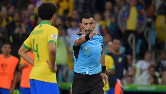 Roberto Tobar se refiere al trabajo durante la final de la Copa América 2019. (Foto: AFP)