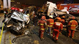 Lima: 279 accidentes de tránsito fatales en lo que va del año