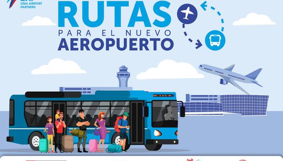 Las nuevas rutas de transporte público al aeropuerto iniciarían en diciembre con 20 buses.