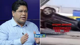 ¡Reapareció en TIKTOK! Alcalde de Puente Piedra no responde al escandaloso choque que protagonizó (VIDEO)