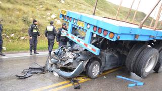 Accidente deja cinco muertos en La Oroya