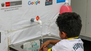 40 estaciones de lavado de manos se instalaron en colegios de Lima Norte