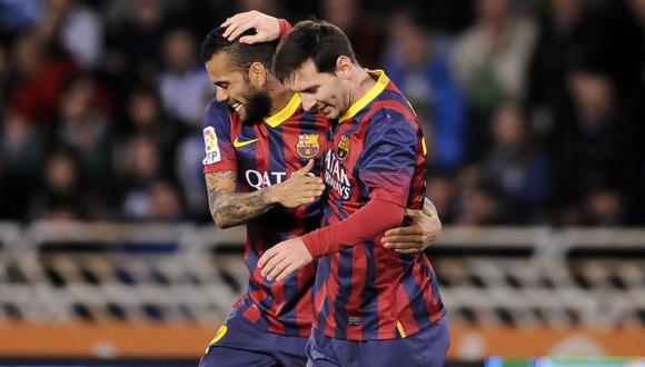 Lionel Messi marcó un tanto a la Real Sociedad. (AP)