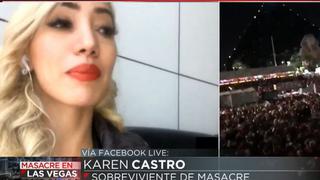 "La gente estaba luchando por vivir", cuenta una sobreviviente del tiroteo en Las Vegas